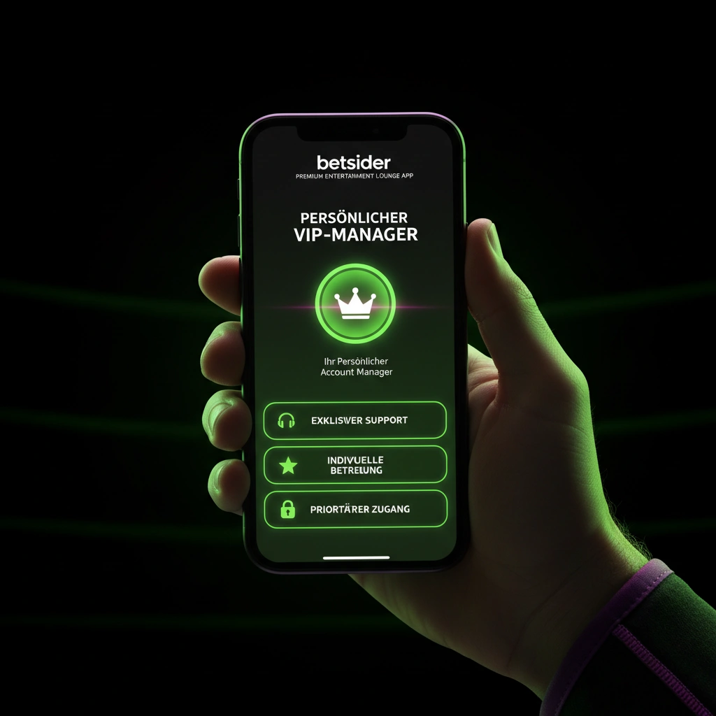 Smartphone mit aktiviertem VIP-Kundenservice-Chat