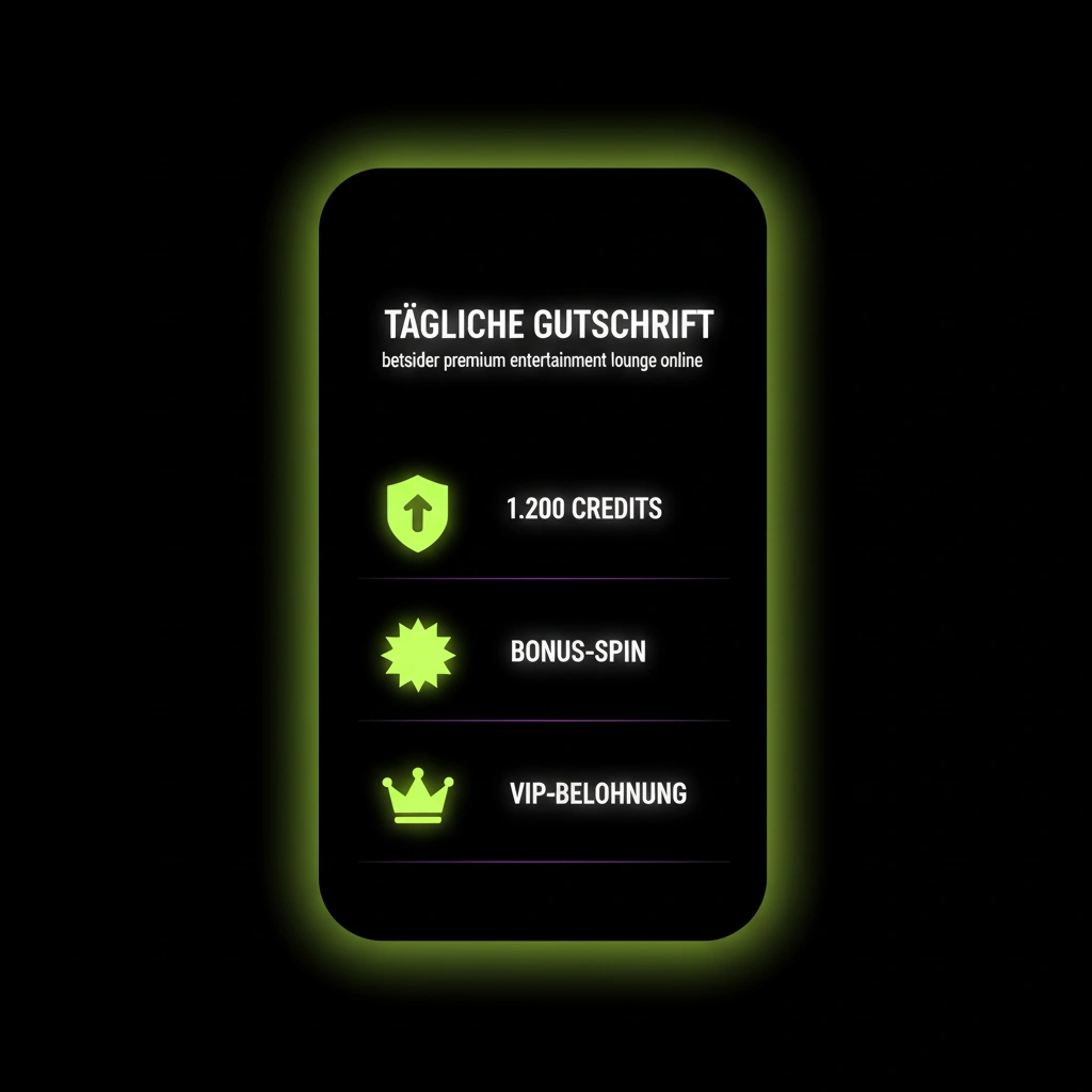 Grafische Übersicht von gestaffelten Freispiel-Gutschriften auf einem mobilen Endgerät