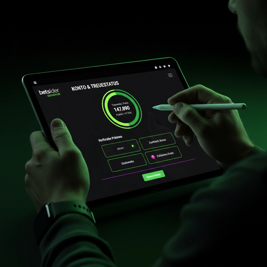 Screenshot des persönlichen Dashboards mit Anzeige der VIP-Punkte und verfügbaren Boni.