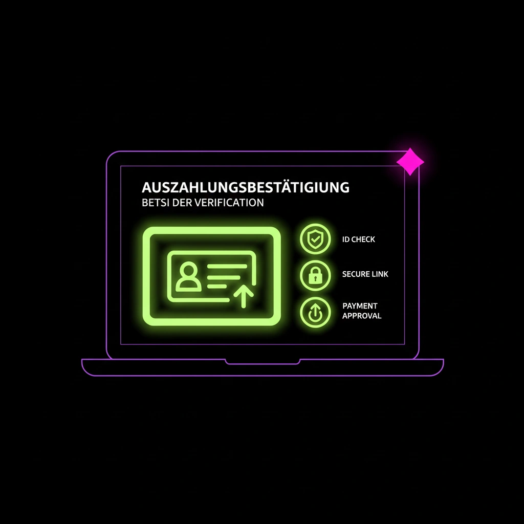 Statusmeldung einer erfolgreich durchgeführten Auszahlung