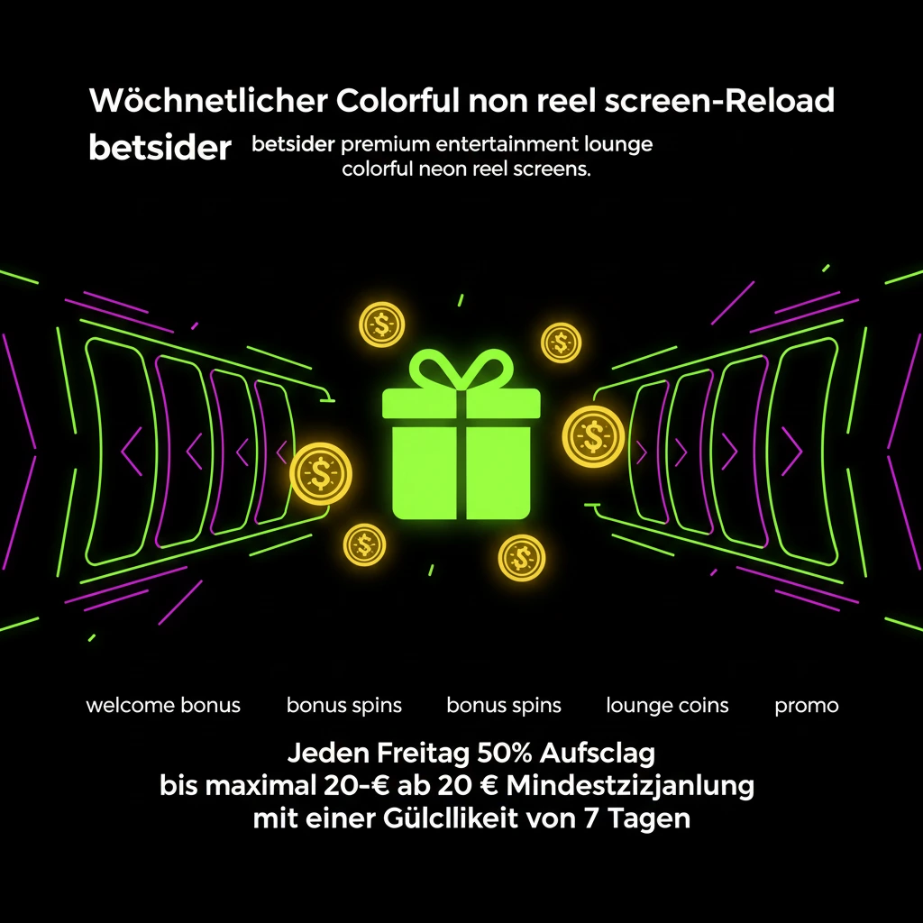 Wöchentlicher Reload-Bonus für Automatenspiele
